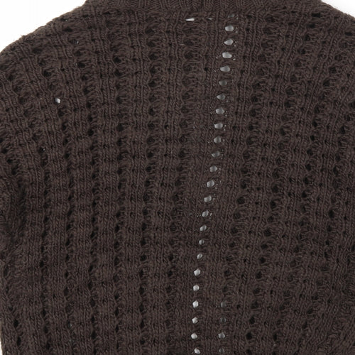 NEWYORK Womens Brown   Cardigan Jumper Size S