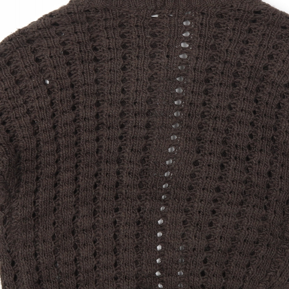 NEWYORK Womens Brown   Cardigan Jumper Size S