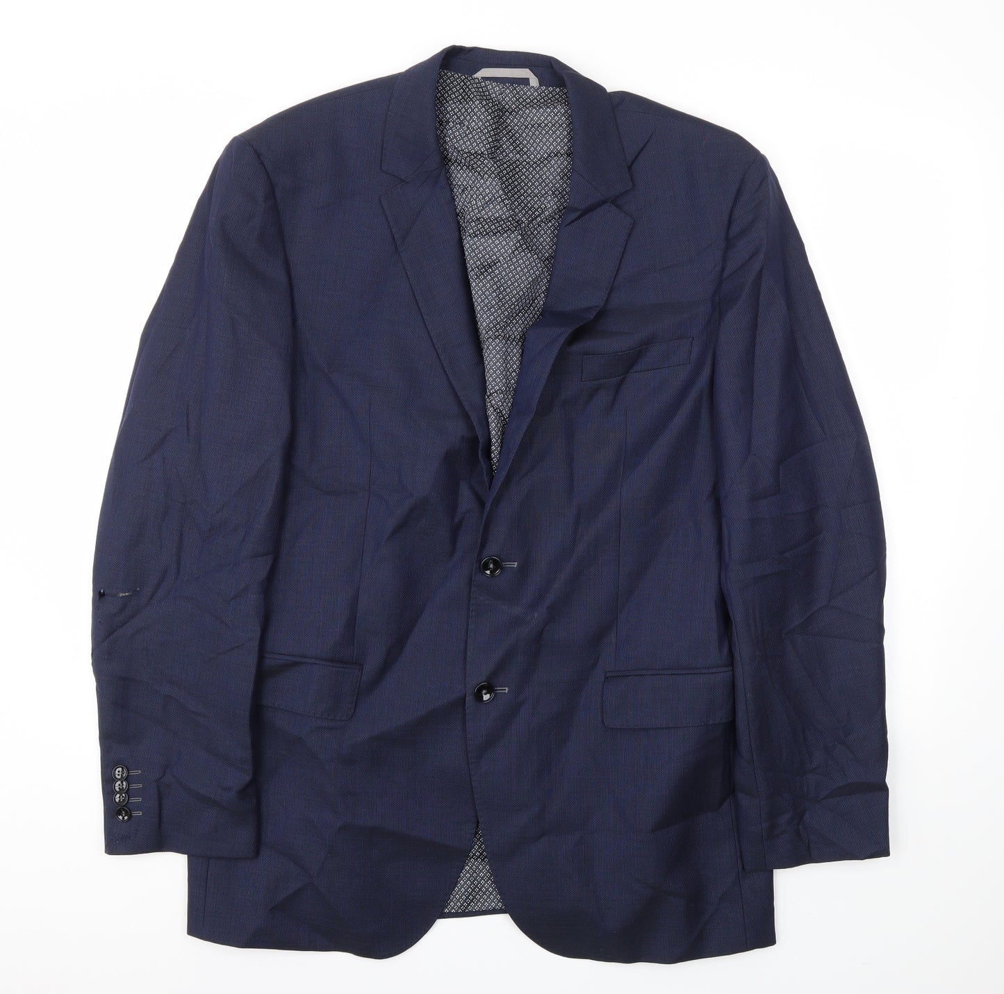 Preworn Mens Blue   Jacket Blazer Size 40