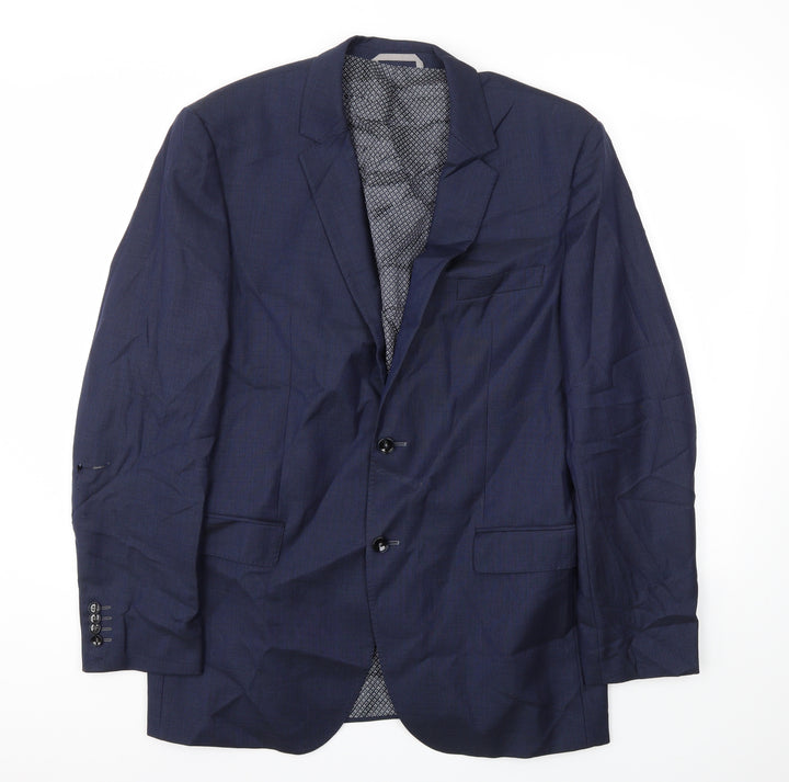 Preworn Mens Blue   Jacket Blazer Size 40