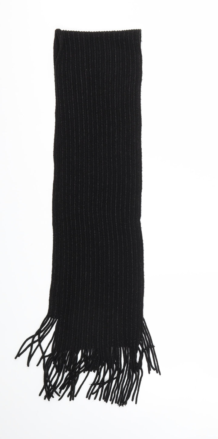 Preworn Unisex Black Scarf