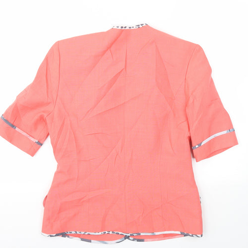 Hardob Womens Pink   Jacket Blazer Size 10