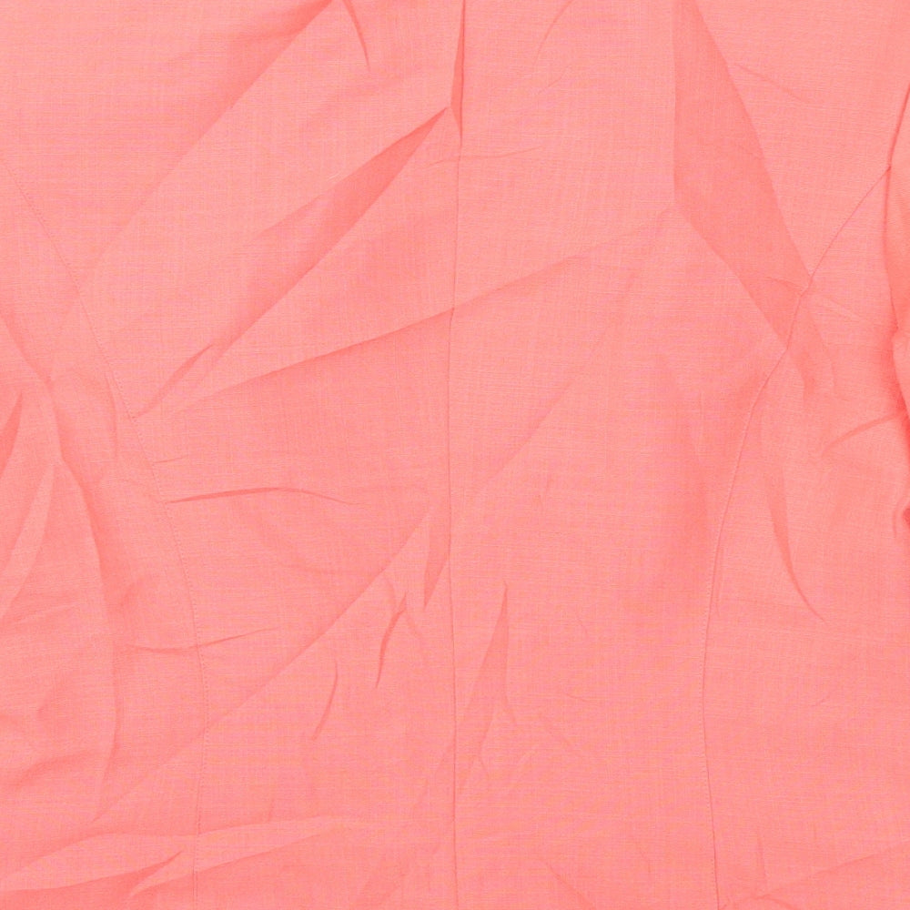 Hardob Womens Pink   Jacket Blazer Size 10
