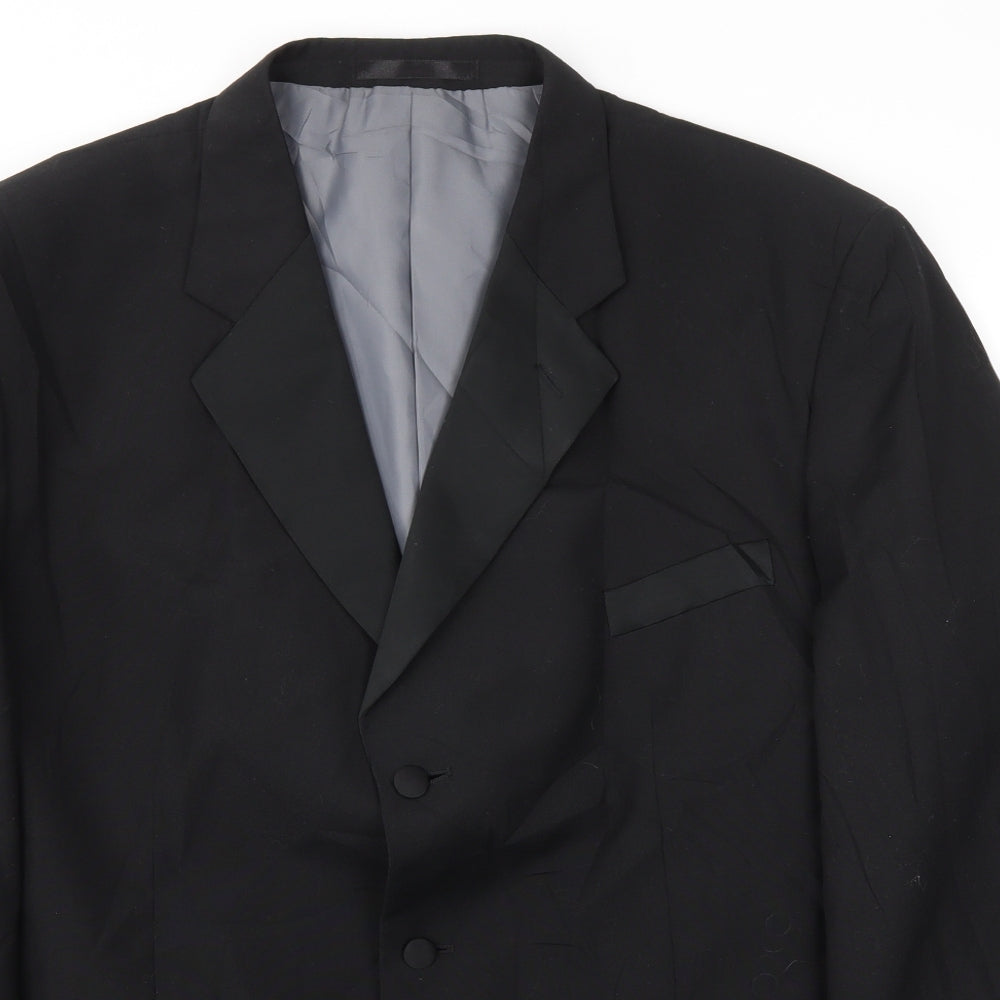ARMANDO Mens Black   Jacket Blazer Size 48