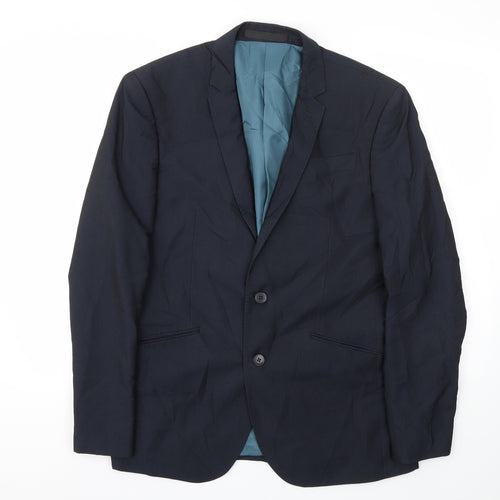 M&S Mens Blue   Jacket Blazer Size 40