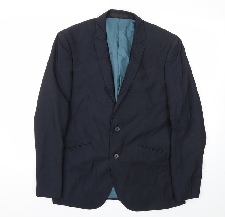 M&S Mens Blue   Jacket Blazer Size 40