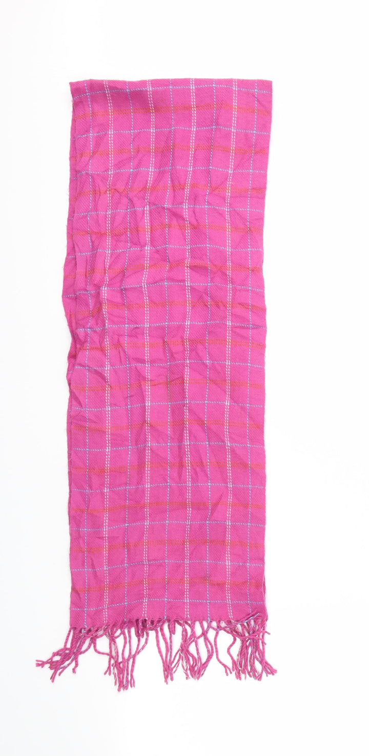 Preworn Womens Purple Check   Scarf