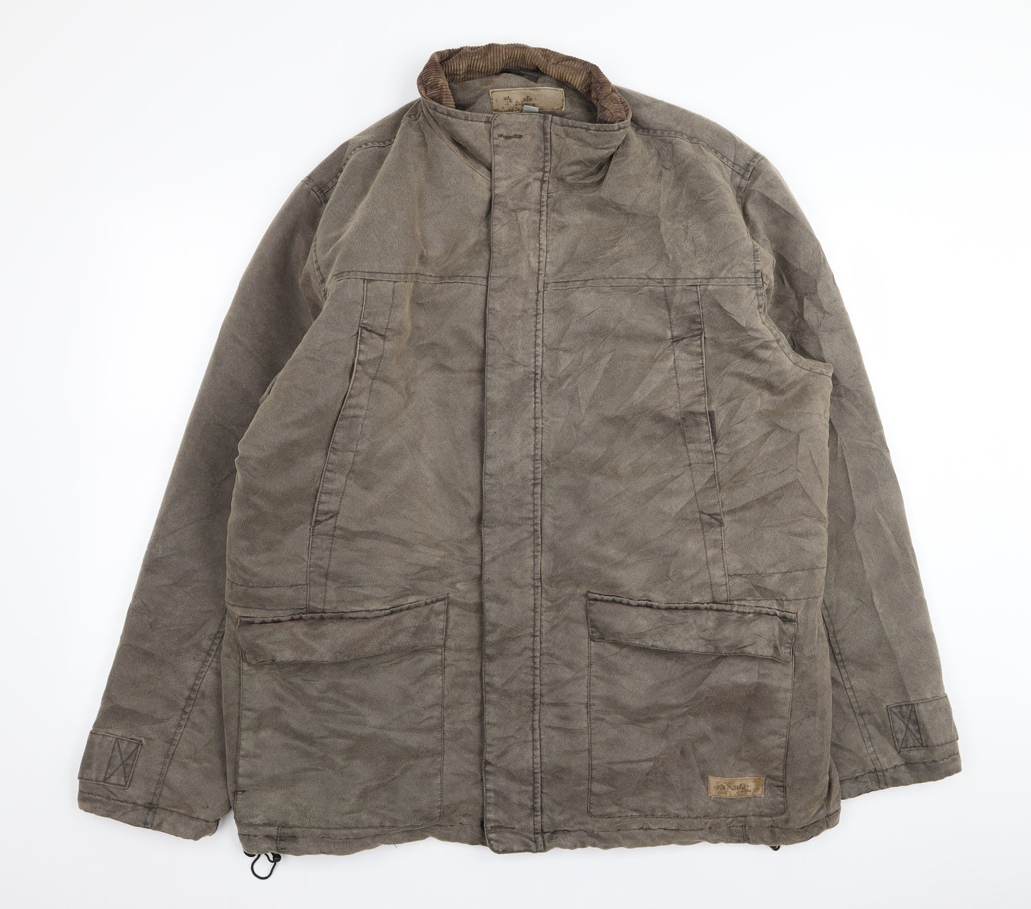 Preworn Mens Brown   Jacket Coat Size 2XL