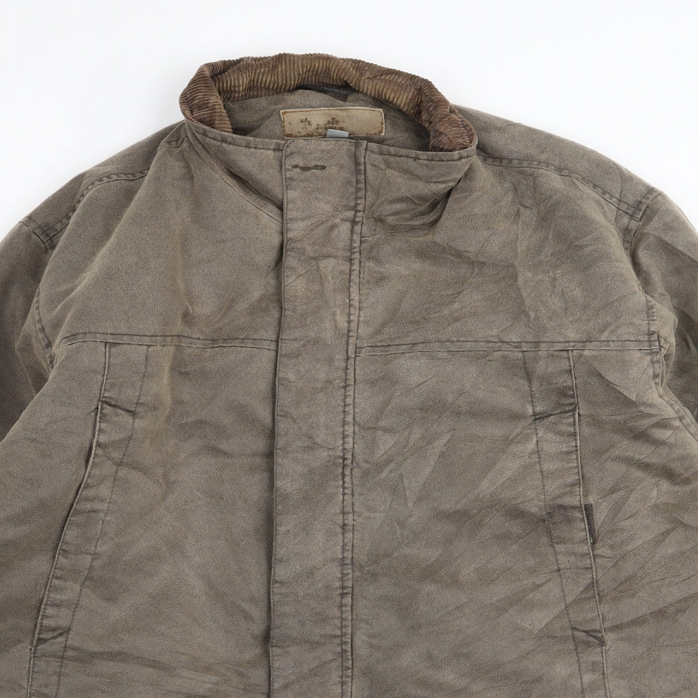 Preworn Mens Brown   Jacket Coat Size 2XL