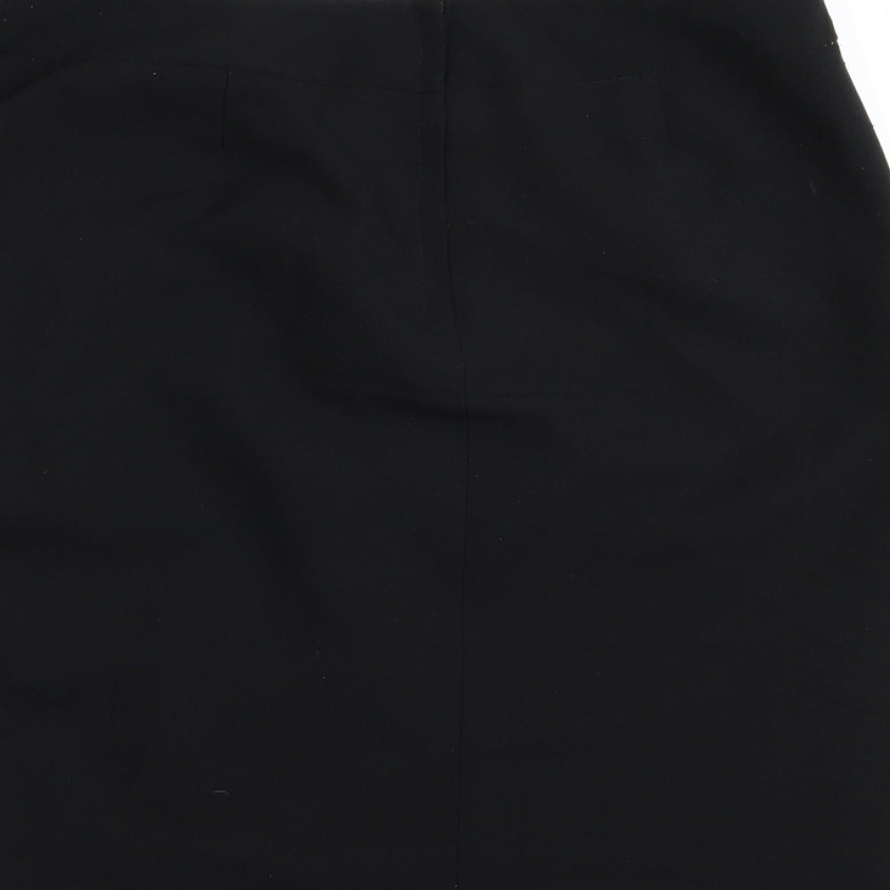 Dorothy Perkins Womens Black   A-Line Skirt Size 12