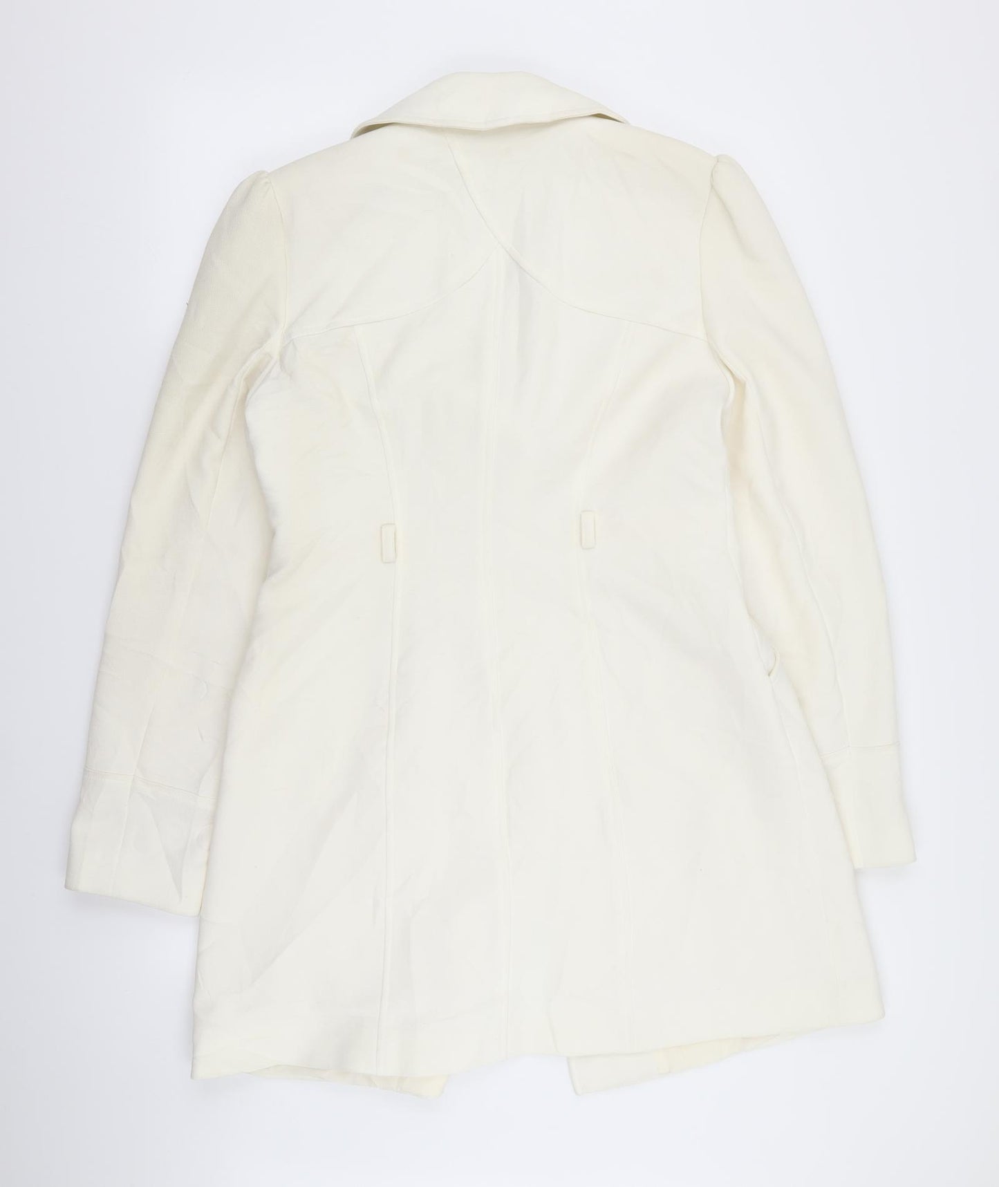 Long Tall Sally Womens White   Jacket Coat Size 14