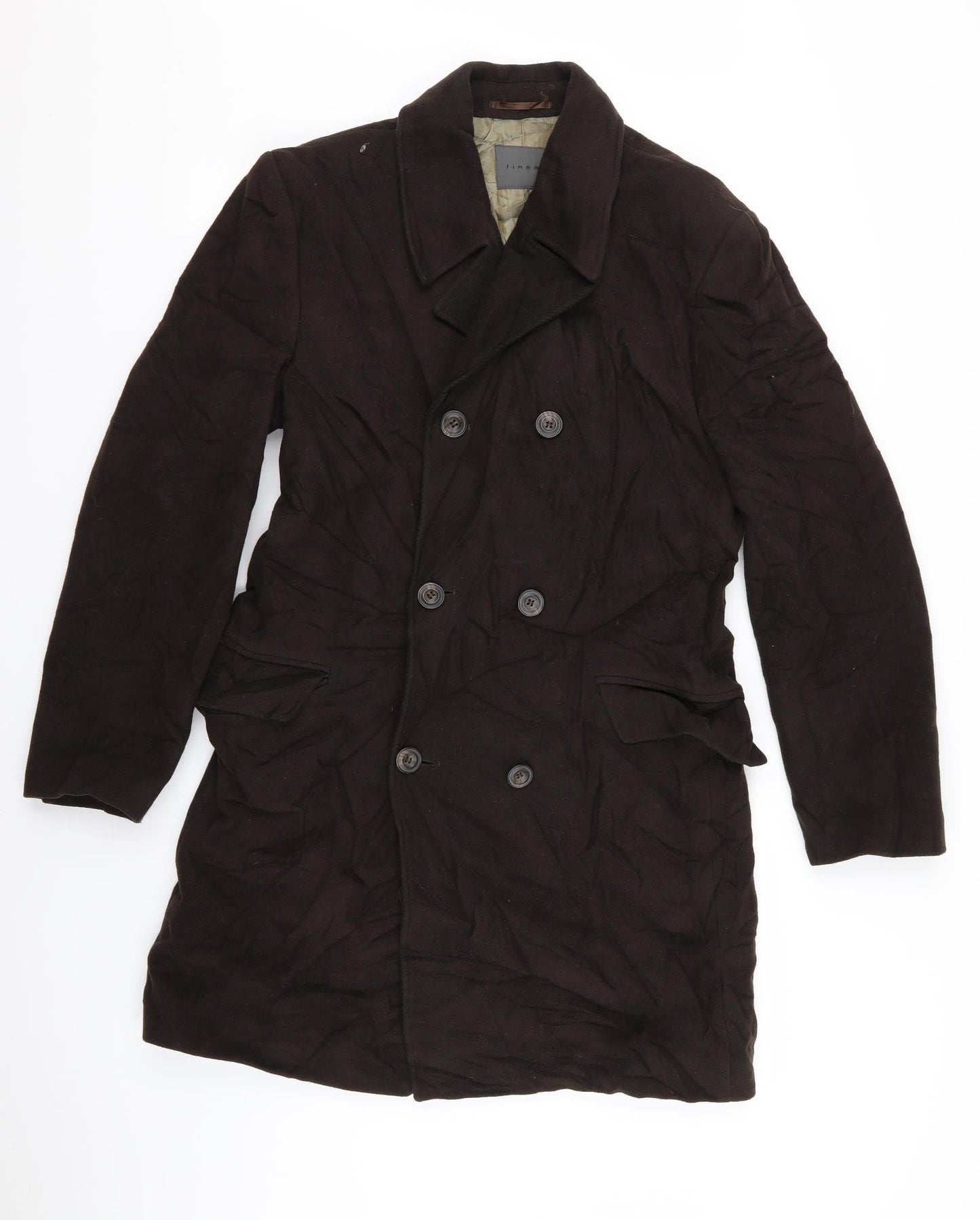 Linea Womens Brown   Jacket Coat Size M