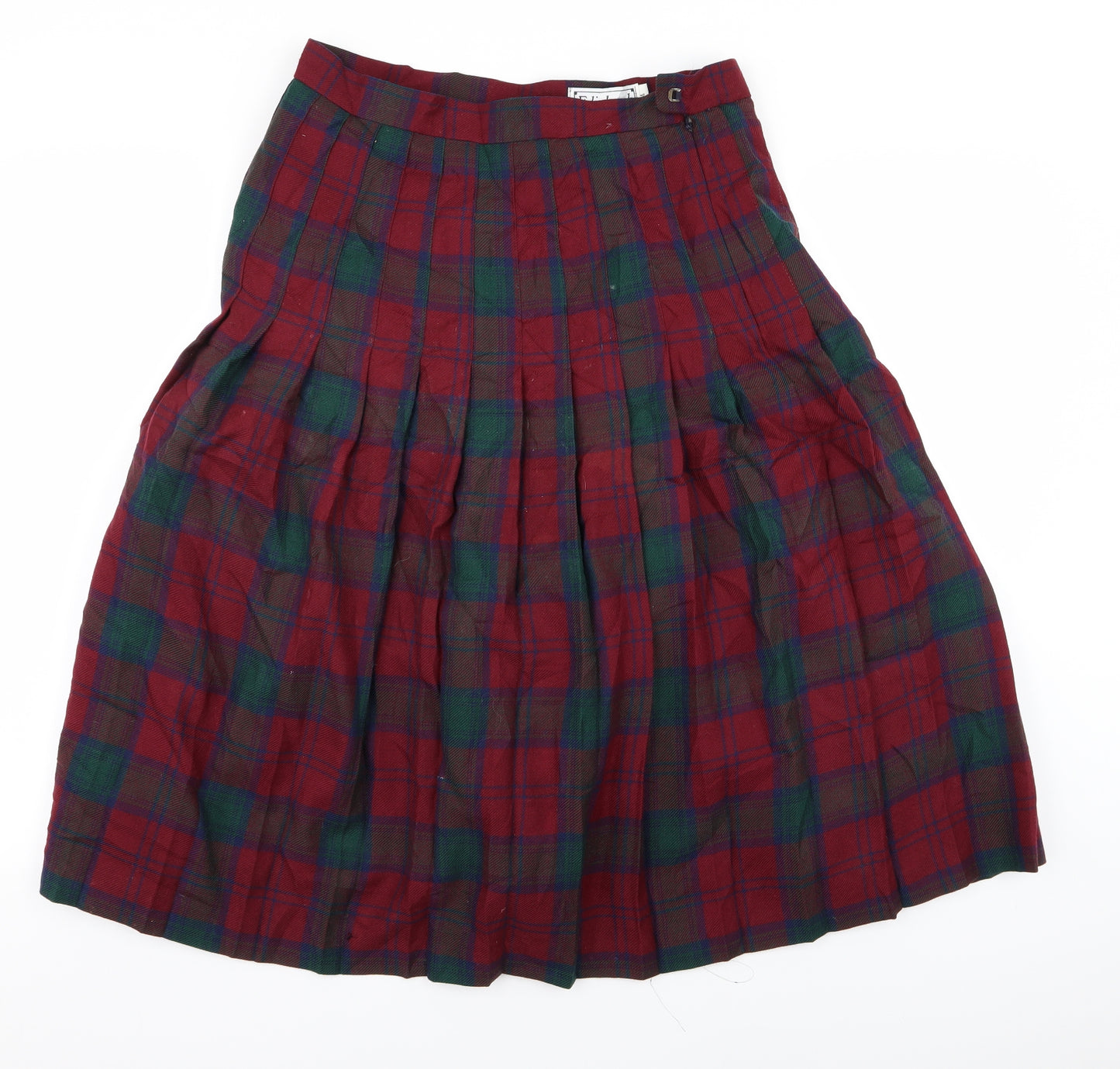 Edinburgh Womens Multicoloured Check  Flare Skirt Size 14