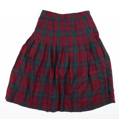 Edinburgh Womens Multicoloured Check  Flare Skirt Size 14