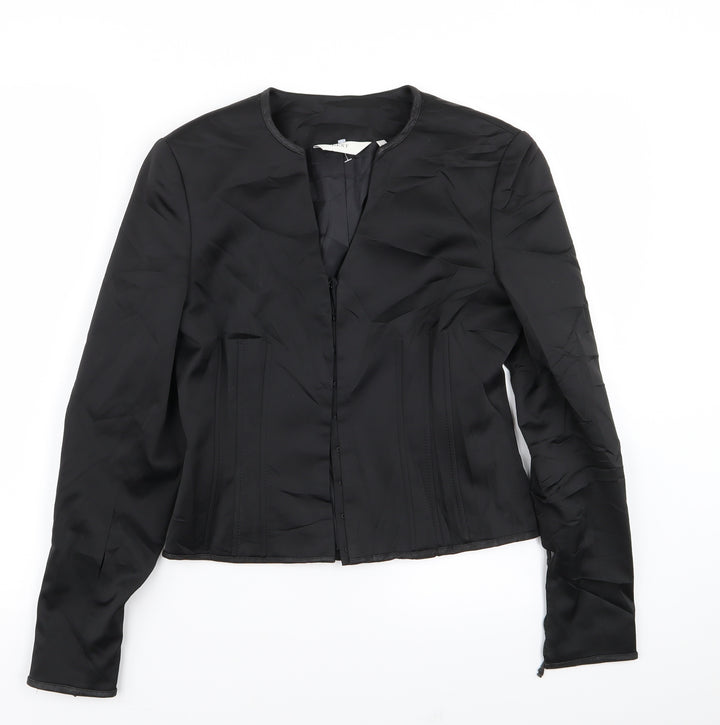 NEXT Womens Black   Jacket  Size 10  - corset jacket