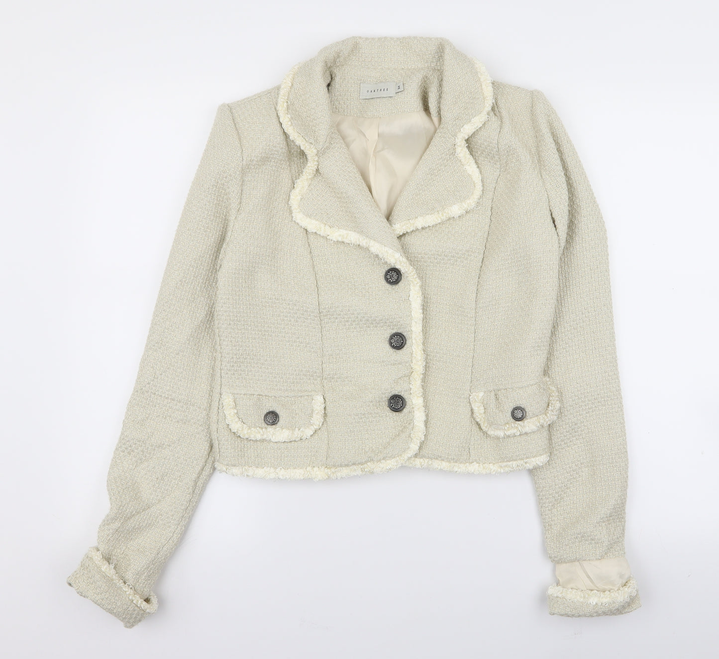 oaktree Womens Ivory   Jacket Blazer Size 6