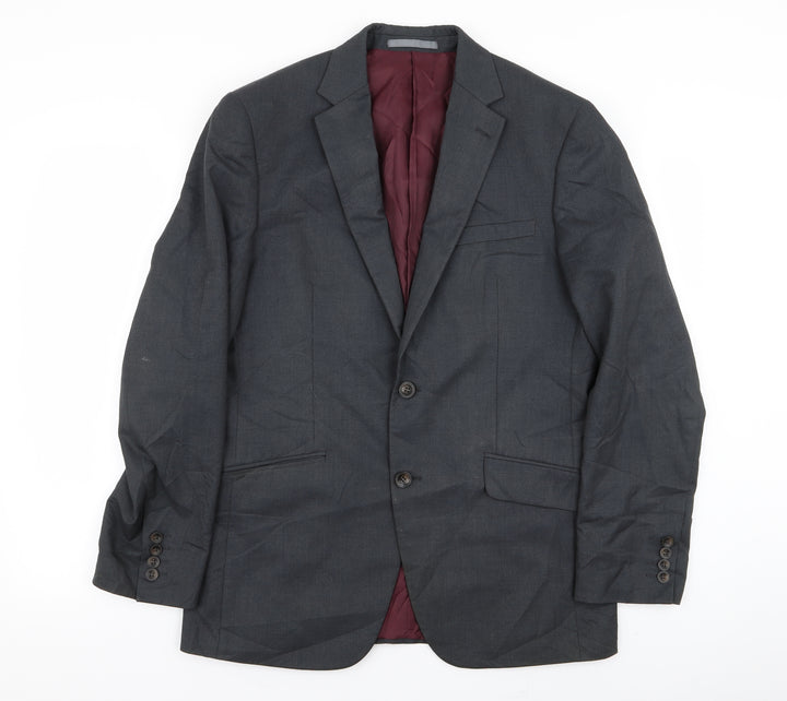 M&S Mens Grey   Jacket Blazer Size 38