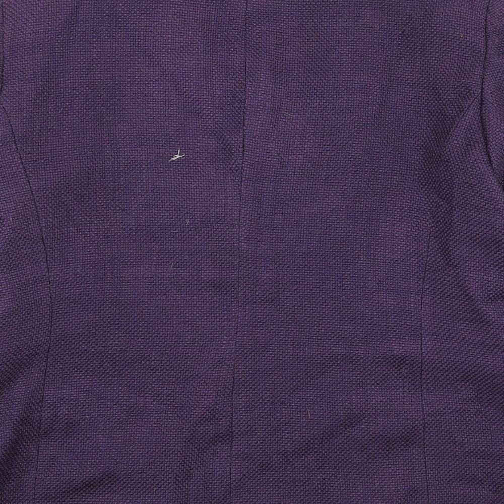 Autonomy Womens Purple   Jacket Blazer Size 14