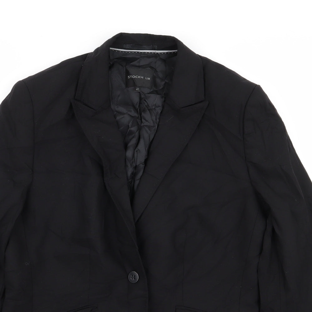 stock lm Womens Black   Jacket Blazer Size 12