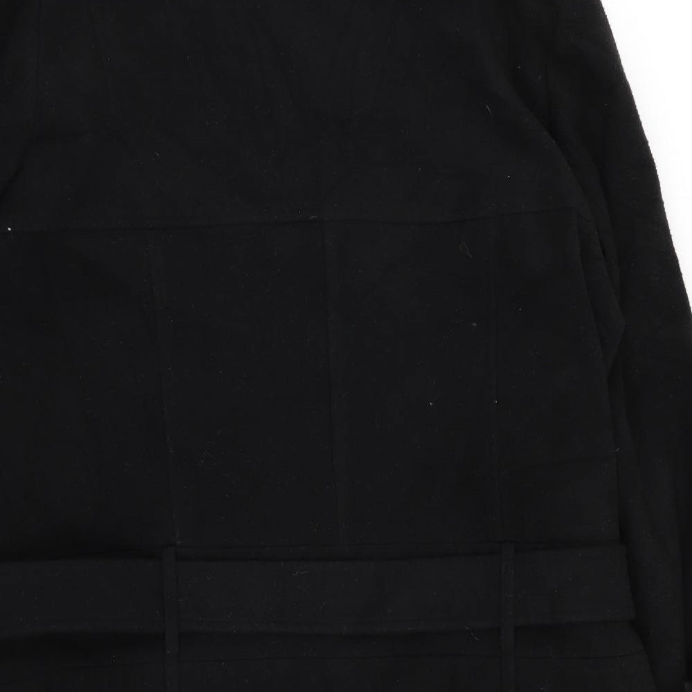 TG Womens Black   Overcoat Coat Size 20