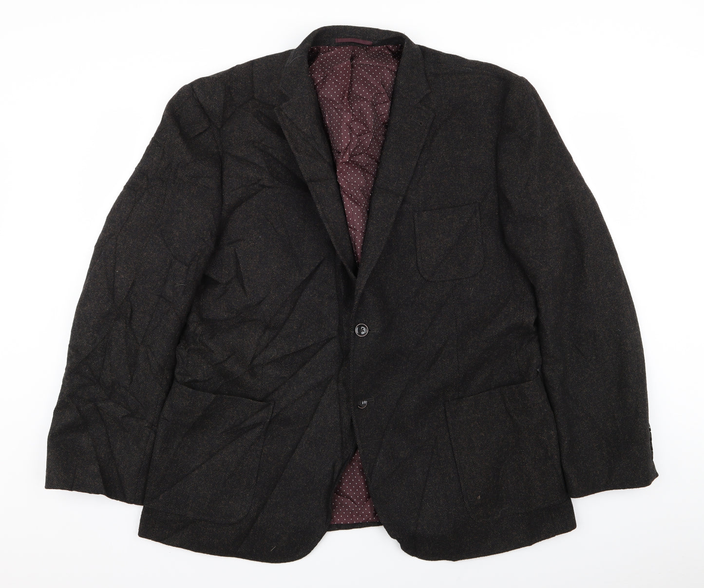 TU Mens Brown   Jacket Blazer Size 48