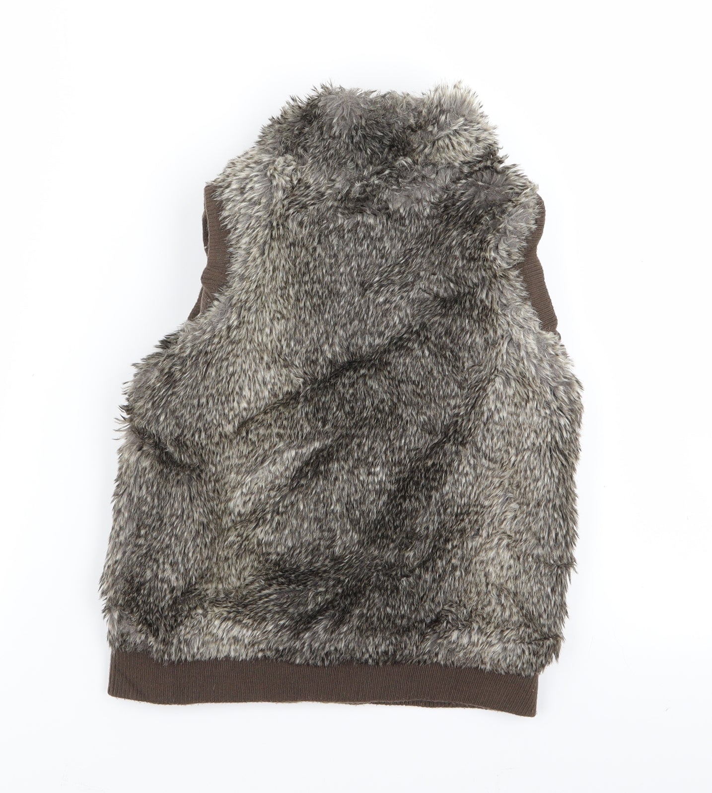 F&F Girls Brown   Gilet Jacket Size 6-7 Years