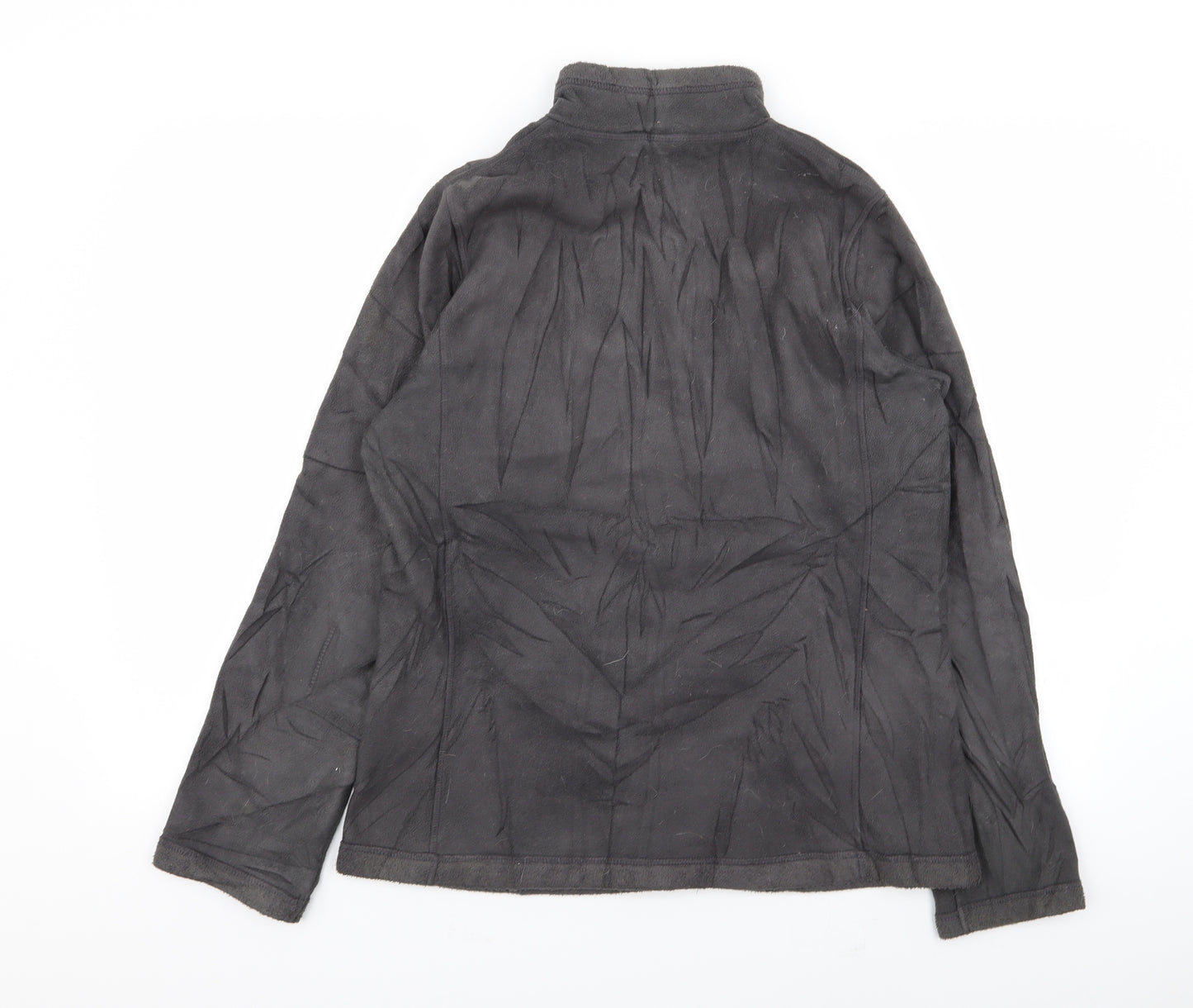 fleece Womens Grey   Full Zip Jumper Size L