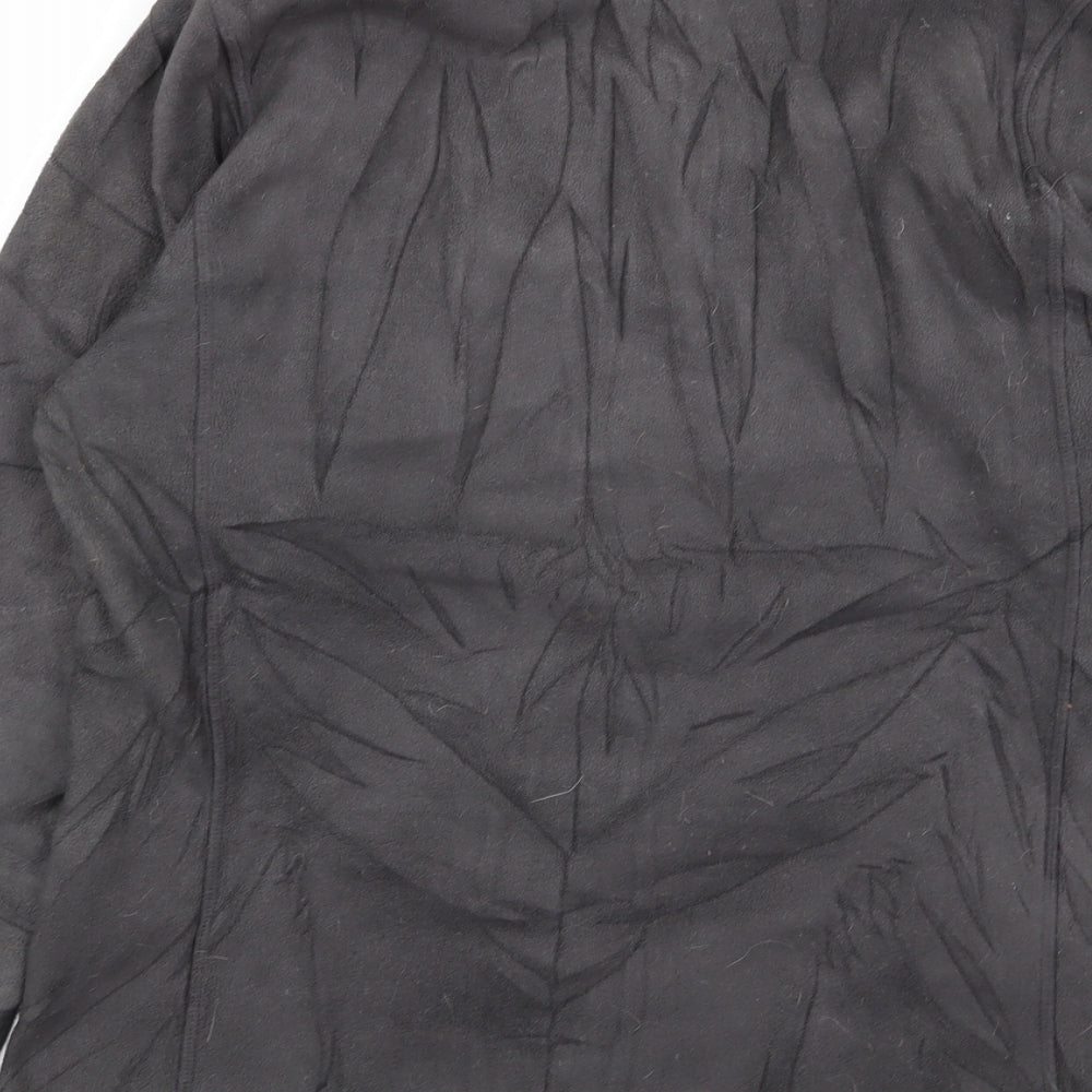fleece Womens Grey   Full Zip Jumper Size L