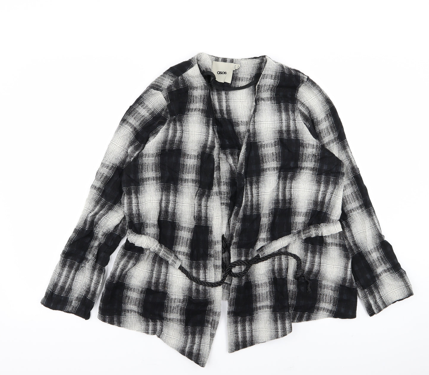 ASOS Womens Multicoloured Check  Jacket Blazer Size 16