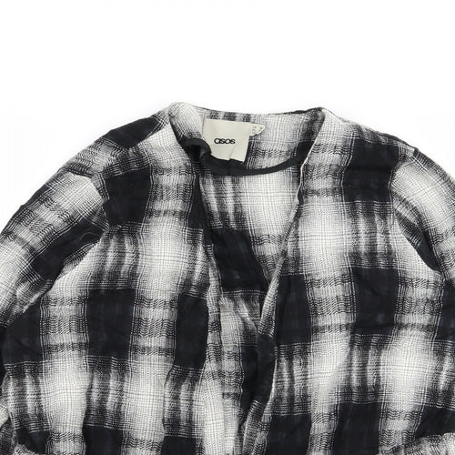 ASOS Womens Multicoloured Check  Jacket Blazer Size 16