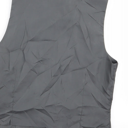 flipback Boys Grey   Jacket Waistcoat Size 12 Years