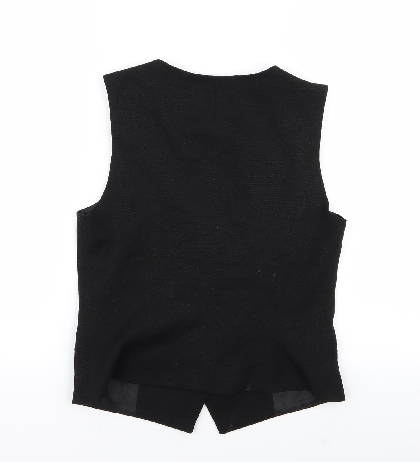 Wallis Womens Black   Jacket Suit Waistcoat Size 10