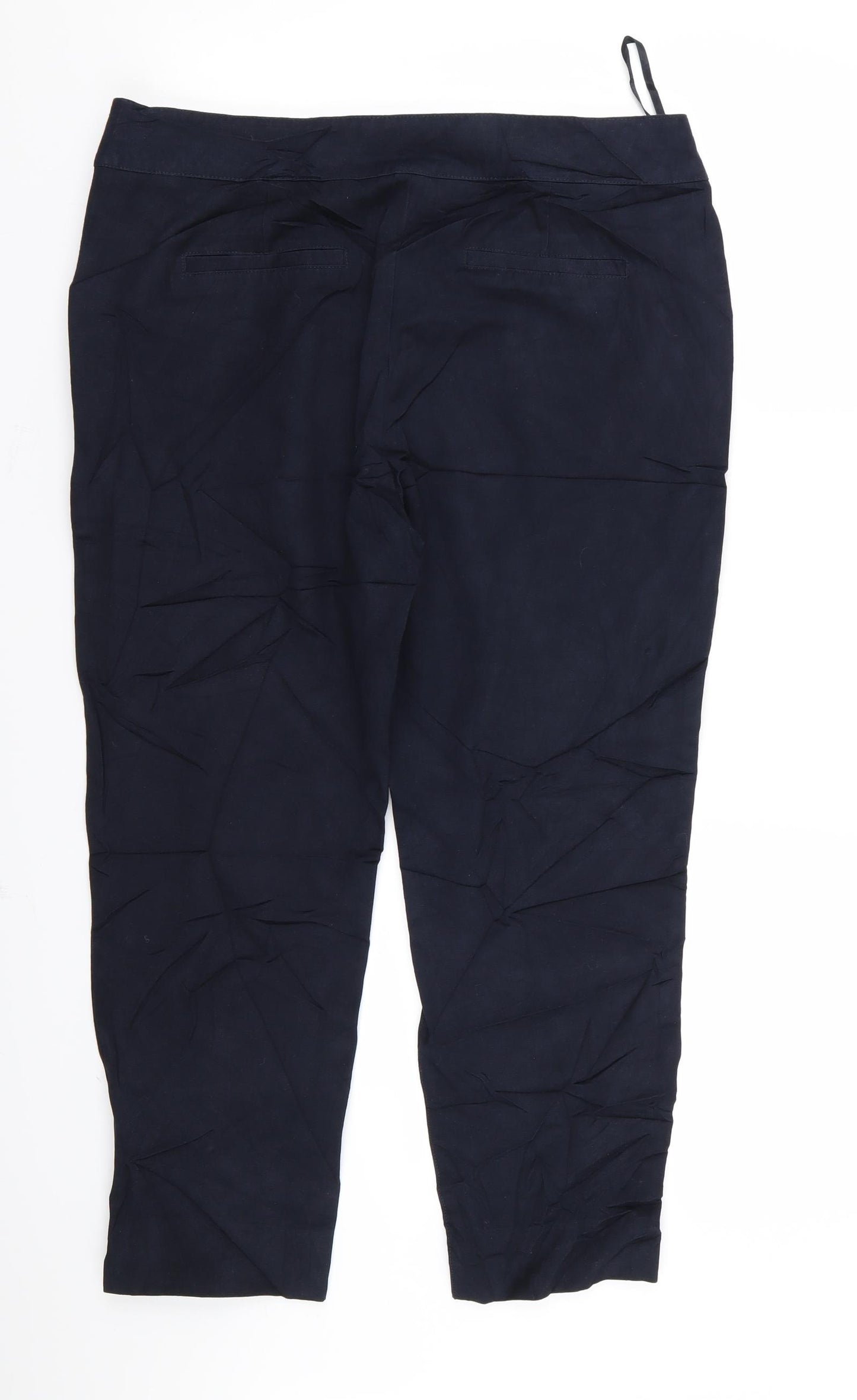 NEXT Womens Blue   Trousers  Size 14 L25 in