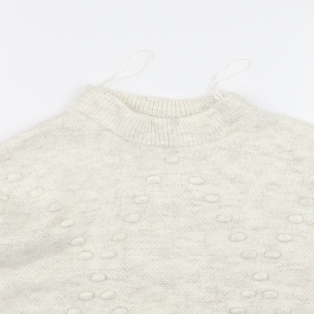 F&F Womens White   Pullover Jumper Size 6