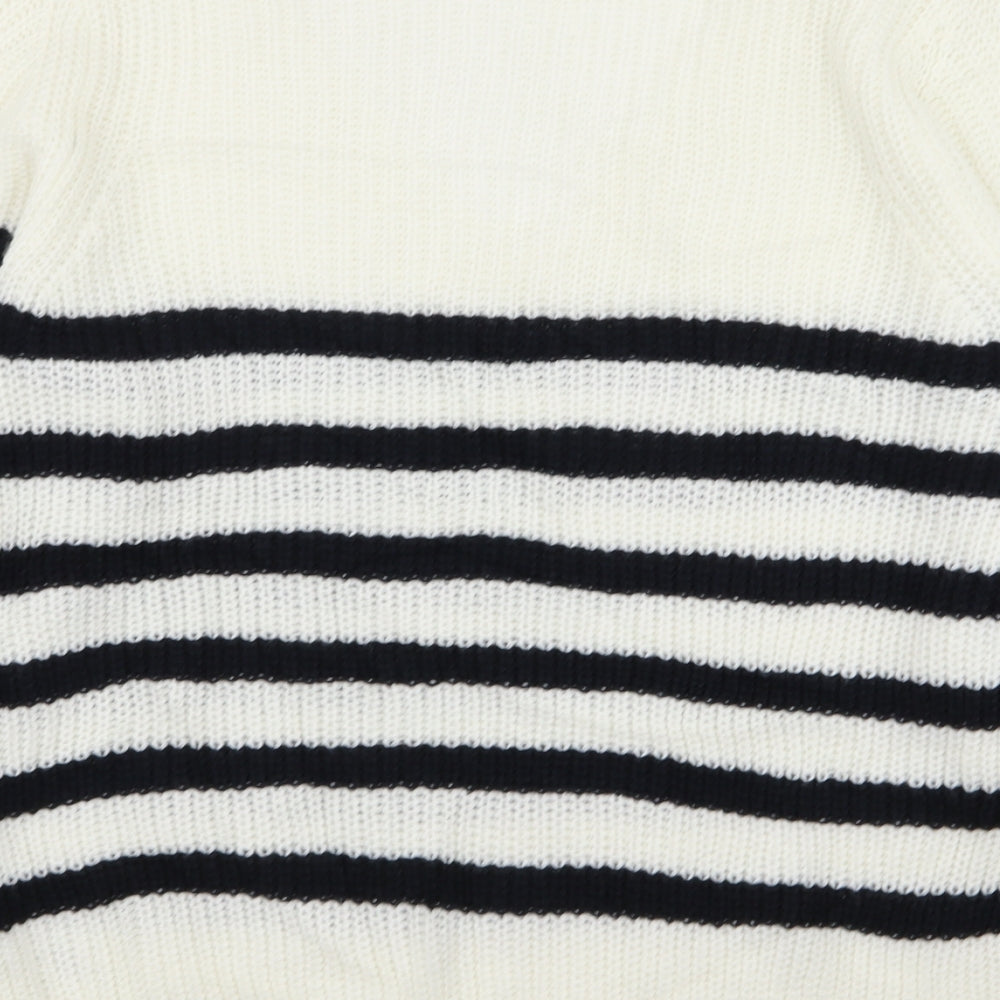 Asda George Womens Multicoloured Striped  Pullover Jumper Size 14