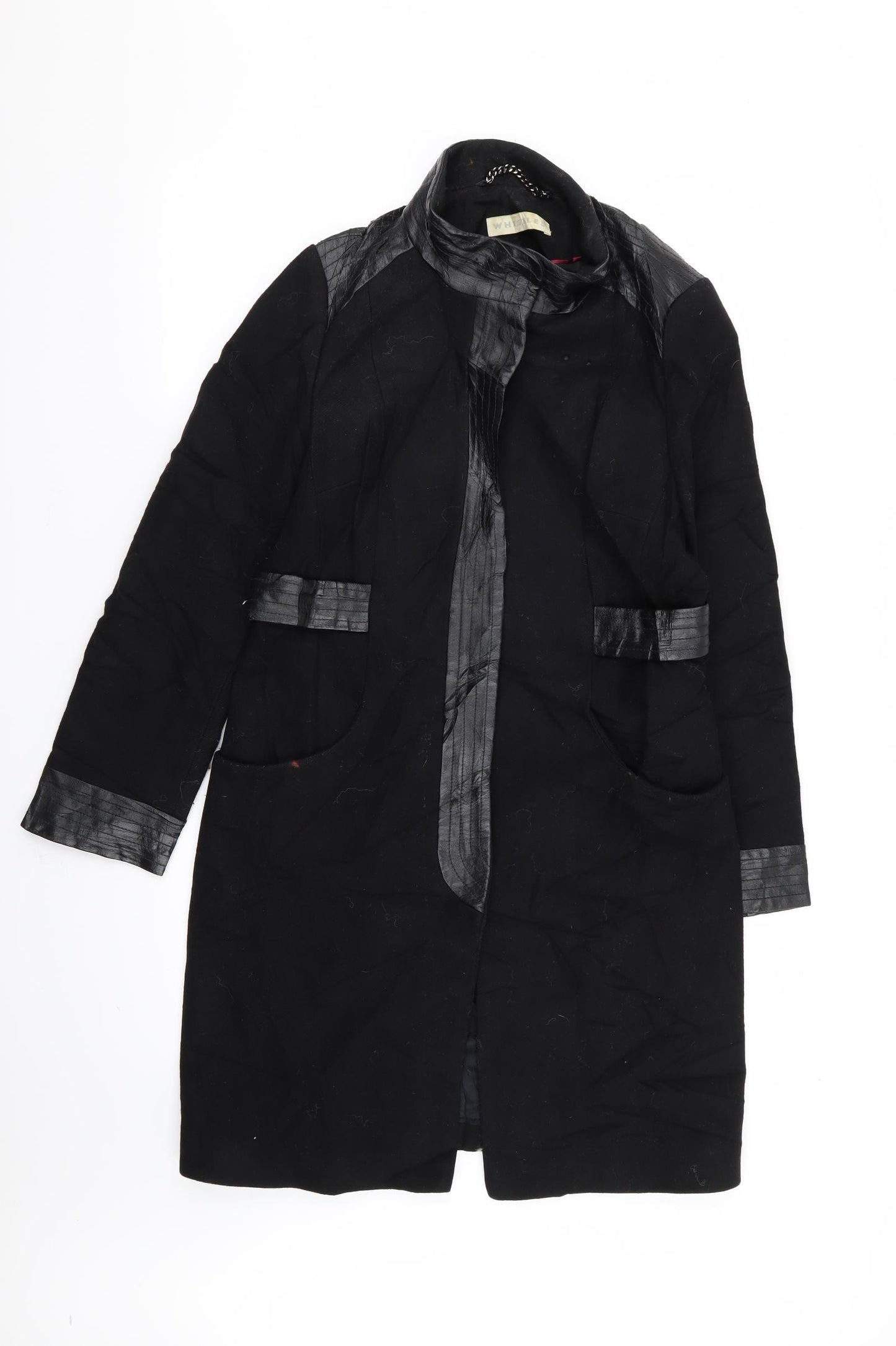 Whistles Womens Black   Jacket Coat Size 12