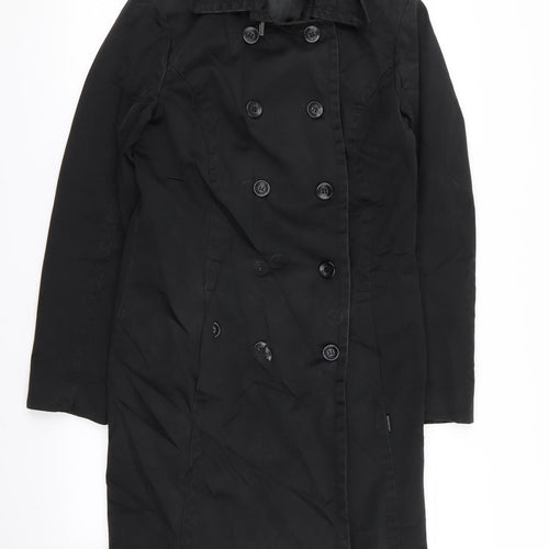 calvin klein jeans Womens Black   Overcoat Coat Size M
