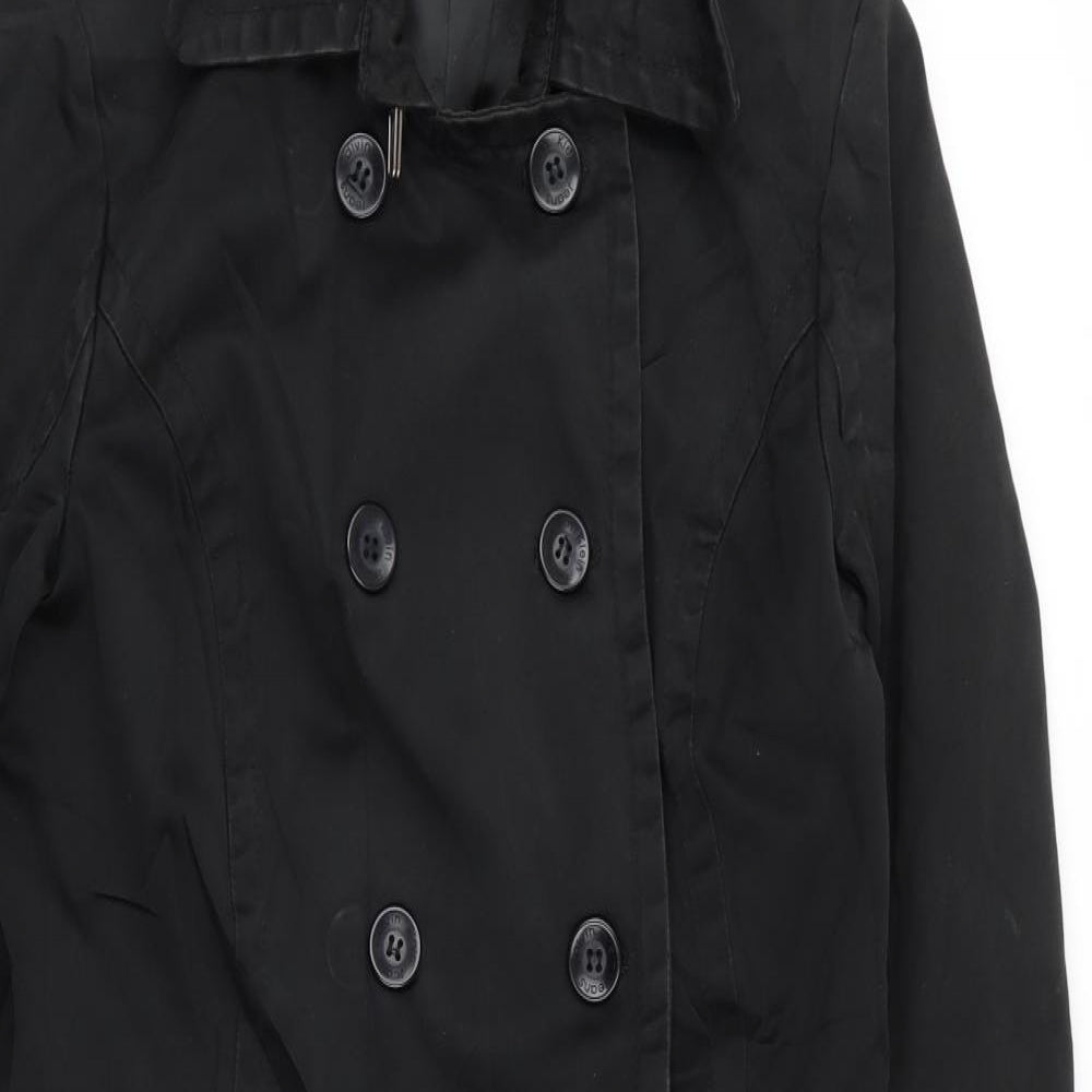 calvin klein jeans Womens Black   Overcoat Coat Size M