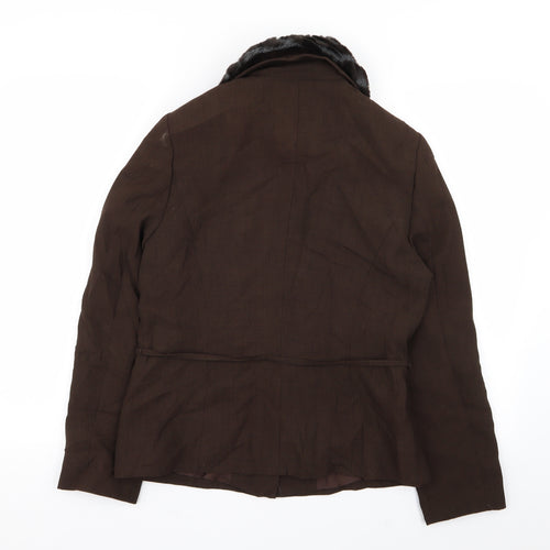 ccdk Womens Brown   Jacket Blazer Size 14