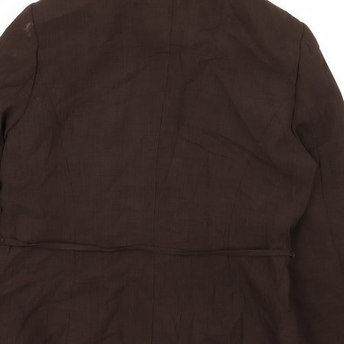 ccdk Womens Brown   Jacket Blazer Size 14