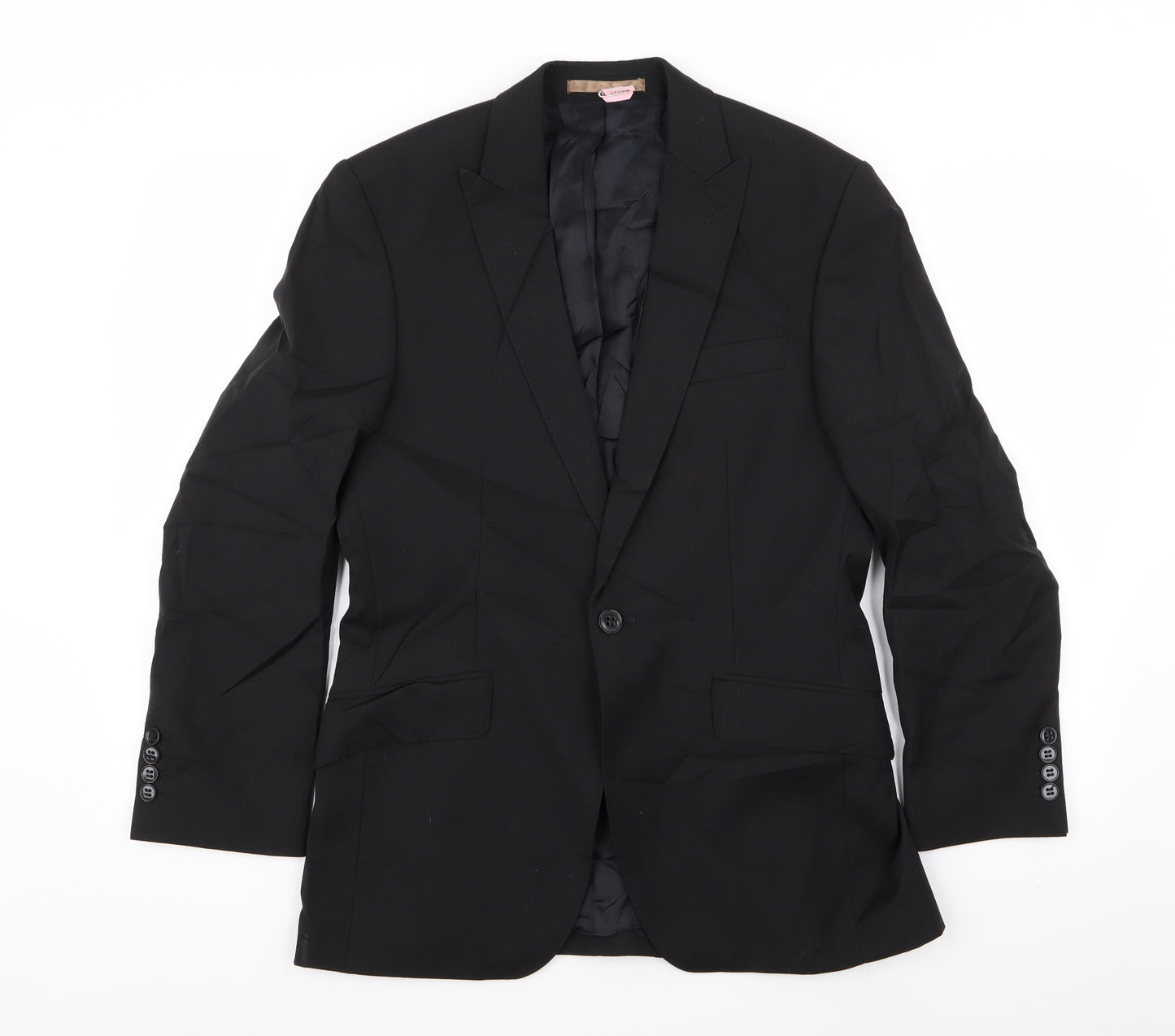st michael Mens Black   Jacket Blazer Size 36