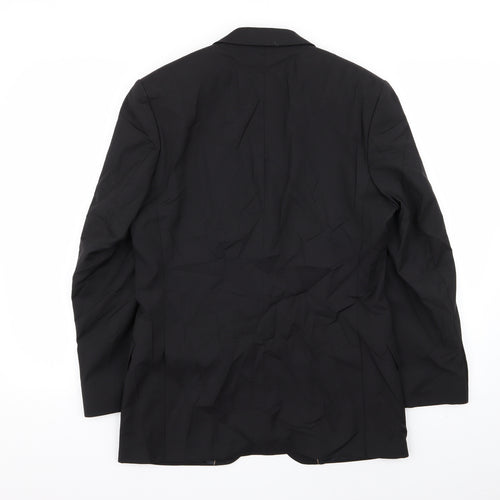 st michael Mens Black   Jacket Blazer Size 36