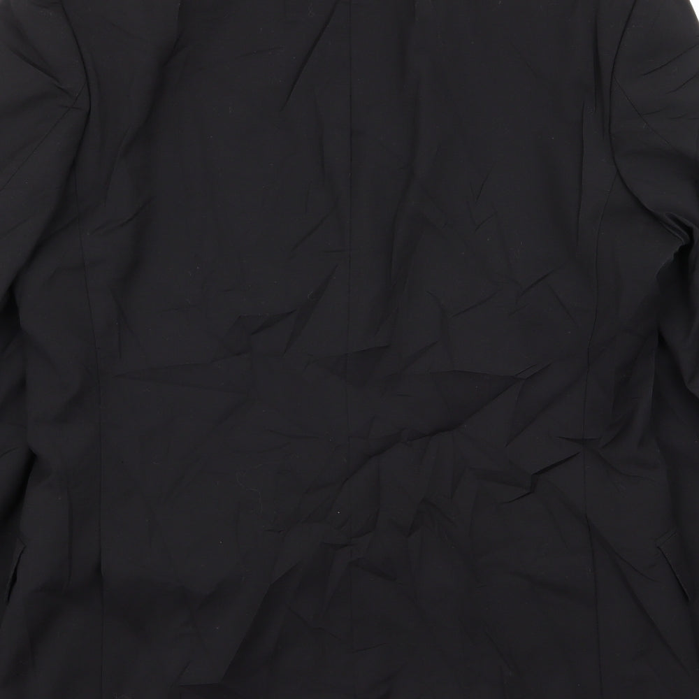 st michael Mens Black   Jacket Blazer Size 36