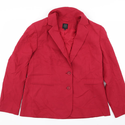 John Lewis Womens Pink   Jacket Blazer Size 14