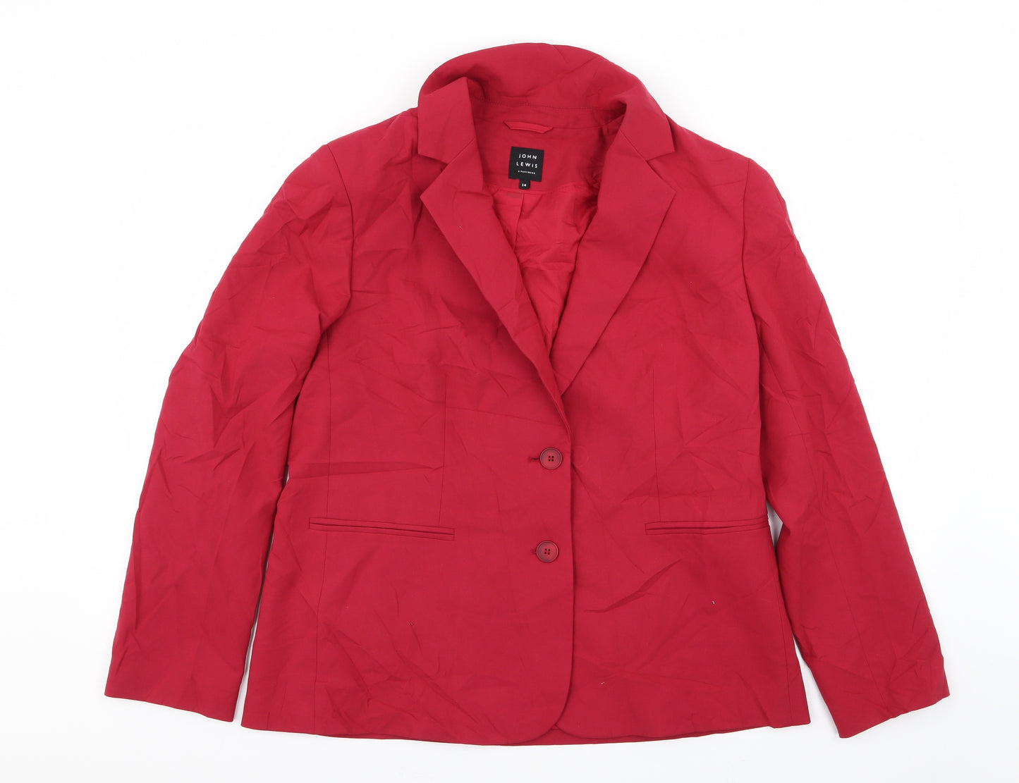 John Lewis Womens Pink   Jacket Blazer Size 14