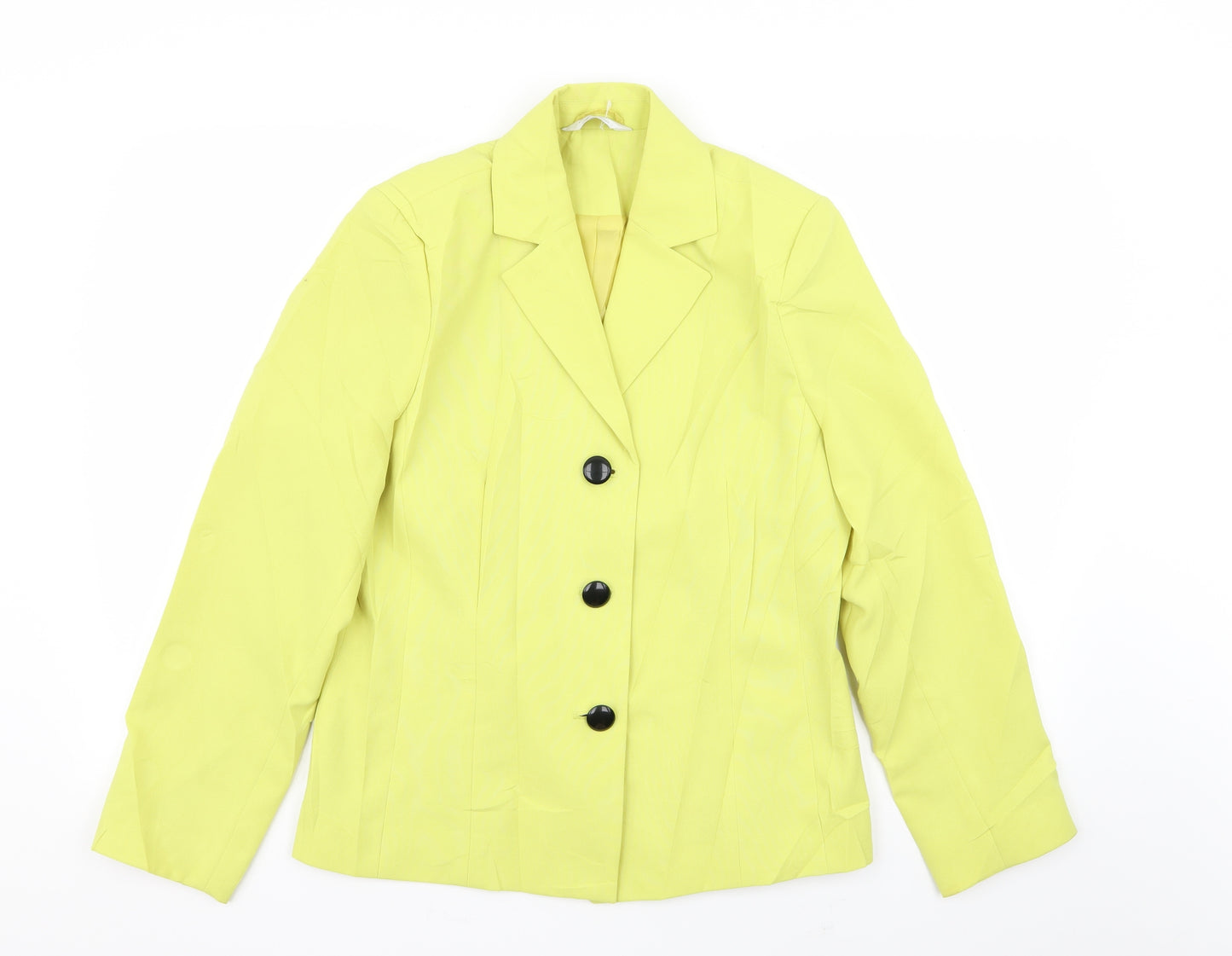 Special Collection Womens Yellow   Jacket Blazer Size 12
