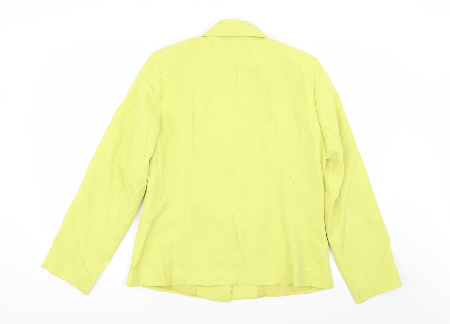 Special Collection Womens Yellow   Jacket Blazer Size 12