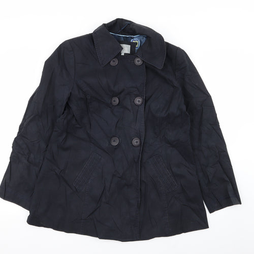 Per Una Womens Blue   Jacket Coat Size 14
