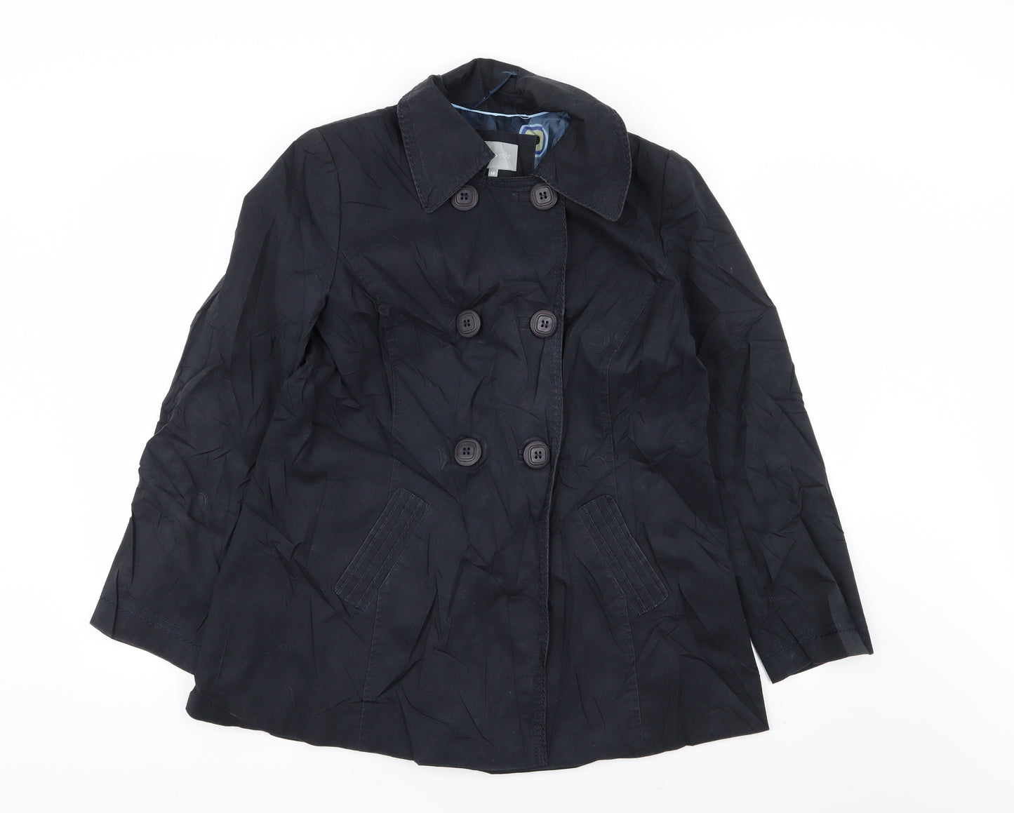 Per Una Womens Blue   Jacket Coat Size 14