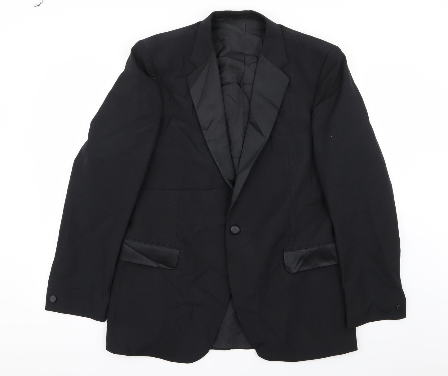 Preworn Mens Black   Jacket Blazer Size 42